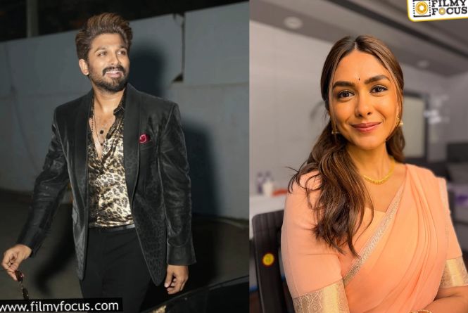 Allu Arjun – Mrunal: ఆమేమో అలా అంటోంది.. అల్లు అర్జునేమో కన్ను కొడుతున్నాడు.. ఏంటి కథ