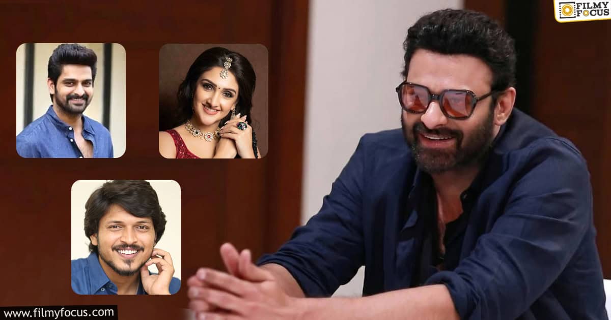 Young actors Following Prabhas Stardom